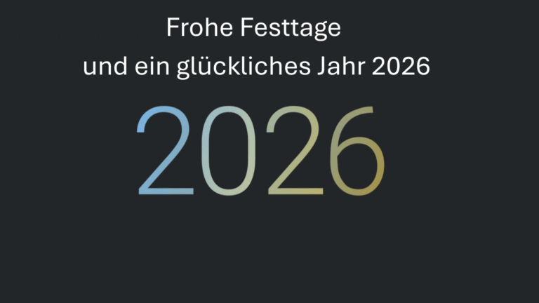 Beste Wünsche für das neue Jahr